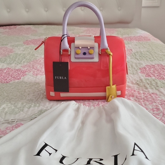 Furla Handbags - FURLA New Candy Vanilla Cartoon Mini Satchel
